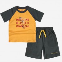 Minizone 短袖面衫 & 七分褲仔 - 綠色